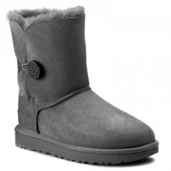 Femme Chaussures UGG - W Bailey Button II 1016226 W/Grey Gris