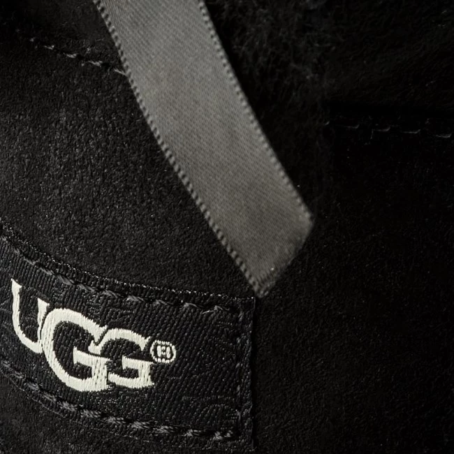 Unisexe Chaussures UGG - K Mini Bailey Bow II 1017397K K/Blk Noir 5 Unisexe Chaussures UGG - K Mini Bailey Bow II 1017397K K/Blk Noir – Image 3