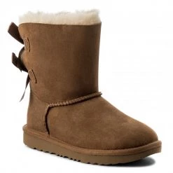 Enfant Chaussures UGG - K Bailey Bow II 1017394K K/Che Marron