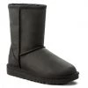 Femme Chaussures UGG - Classic Short Leather 1016559 W/Blk Noir -Promos Ugg Magasin 0000200150260 1 ai