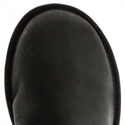 Femme Chaussures UGG - Classic Short Leather 1016559 W/Blk Noir -Promos Ugg Magasin 0000200150260 8 ai