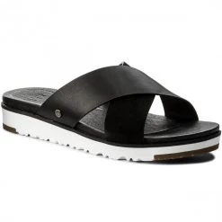 Femme Mules / Sandales De Bain UGG - W Kari 1090383 W/Blk Noir