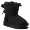 Enfant Chaussures Ugg - T Mini Bailey Bow II 1017397T T/Blk Noir -Promos Ugg Magasin 0000200677880 01 yt