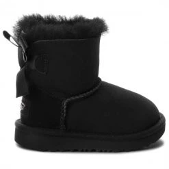 Enfant Chaussures Ugg - T Mini Bailey Bow II 1017397T T/Blk Noir 12 Enfant Chaussures Ugg - T Mini Bailey Bow II 1017397T T/Blk Noir -Promos Ugg Magasin 0000200677880 04 yt
