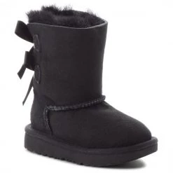 Enfant Chaussures Ugg - T Bailey Bow II 1017394T T/Blk Noir