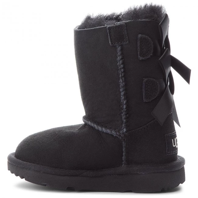 Enfant Chaussures Ugg - T Bailey Bow II 1017394T T/Blk Noir 7 Enfant Chaussures Ugg - T Bailey Bow II 1017394T T/Blk Noir – Image 5