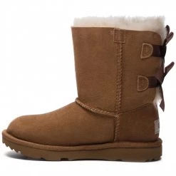 Enfant Chaussures UGG - T Bailey Bow II 1017394T T/Che Marron -Promos Ugg Magasin 0000200677965 04 pl
