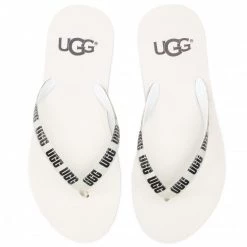 Femme Tongs UGG - W Simi 1099831 W/Wht Blanc -Promos Ugg Magasin 0000201160510 07 pz