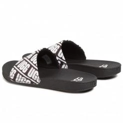Enfant Mules / Sandales De Bain Ugg - K Beach Slide 1107981K Bwht Noir -Promos Ugg Magasin 0000206869951 04 wj