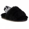Enfant Chaussons UGG - T Fluff Yeah Slide 1098579T Blk Noir -Promos Ugg Magasin 0000206870421 01 ws
