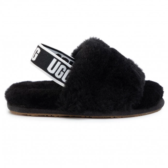 Enfant Chaussons UGG - T Fluff Yeah Slide 1098579T Blk Noir 4 Enfant Chaussons UGG - T Fluff Yeah Slide 1098579T Blk Noir – Image 2