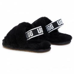 Enfant Chaussons UGG - T Fluff Yeah Slide 1098579T Blk Noir 10 Enfant Chaussons UGG - T Fluff Yeah Slide 1098579T Blk Noir -Promos Ugg Magasin 0000206870421 04 ws