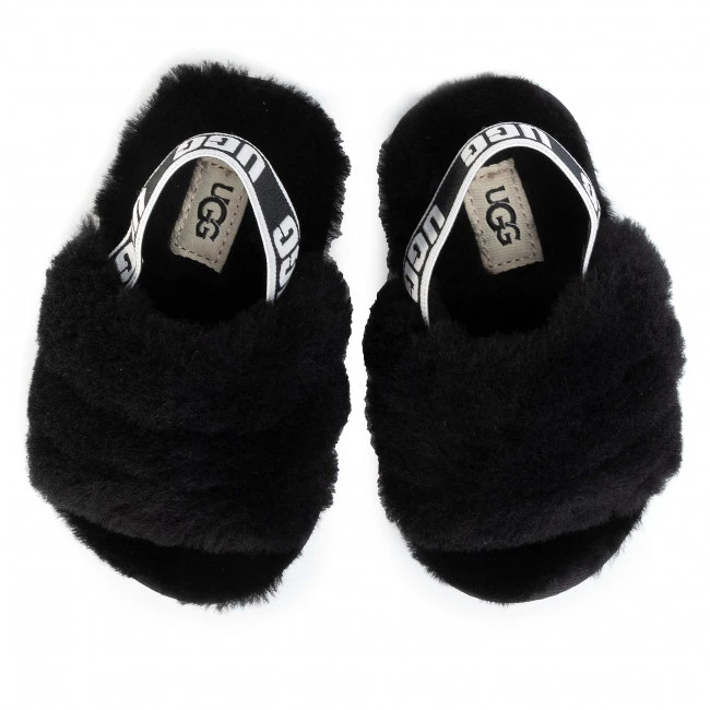 Enfant Chaussons UGG - T Fluff Yeah Slide 1098579T Blk Noir 7 Enfant Chaussons UGG - T Fluff Yeah Slide 1098579T Blk Noir – Image 5