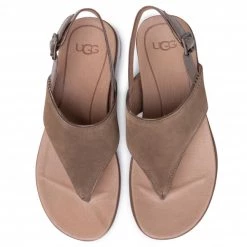 Femme Sandales UGG - W Alessia 1107887 Cgnd Marron -Promos Ugg Magasin 0000206870506 5