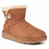 Femme Chaussures UGG - W Mini Bailey Button Bling 1016554 Ctgl Marron -Promos Ugg Magasin 0000207333345 01 rz
