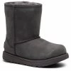 Unisexe Chaussures Ugg - Kids' Classic Short II Wp 1019646K Grey Gris -Promos Ugg Magasin 0000207333451 01 pa