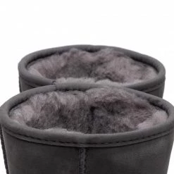 Unisexe Chaussures Ugg - Kids' Classic Short II Wp 1019646K Grey Gris -Promos Ugg Magasin 0000207333451 06 pa