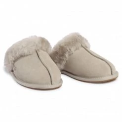 Femme Chaussons UGG - W Scuffette II 1106872 Goa Gris -Promos Ugg Magasin 0000207334038 03 rz