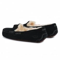 Femme Chaussons UGG - W Ansley 1106878 Blk Noir -Promos Ugg Magasin 0000207334090 02 rz