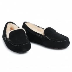 Femme Chaussons UGG - W Ansley 1106878 Blk Noir -Promos Ugg Magasin 0000207334090 03 rz