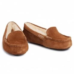 Femme Chaussons UGG - W Ansley 1106878 Che Marron -Promos Ugg Magasin 0000207334113 03 rz