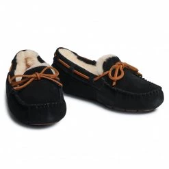 Femme Chaussons UGG - W Dakota 1107949 Blk Noir -Promos Ugg Magasin 0000207334151 03 rz