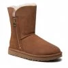 Femme Chaussures UGG - W Bailey Zip Short 1112480 Che Marron -Promos Ugg Magasin 0000207334915 01 kt