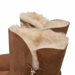 Femme Chaussures UGG - W Bailey Zip Short 1112480 Che Marron -Promos Ugg Magasin 0000207334915 03 kt