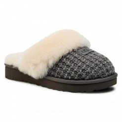 Femme Chaussons UGG - W Cozy 1117659 Chrc Gris