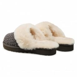 Femme Chaussons UGG - W Cozy 1117659 Chrc Gris -Promos Ugg Magasin 0000207336100 02 rz