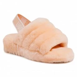 Femme Chaussons UGG - W Fluff Yeah Slide 1095119 Scll Orange