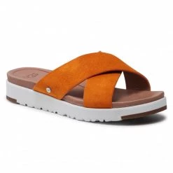 Femme Mules / Sandales De Bain UGG - W Kari 1117278 Cpsd Orange