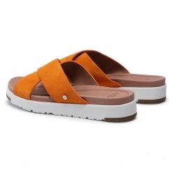 Femme Mules / Sandales De Bain UGG - W Kari 1117278 Cpsd Orange -Promos Ugg Magasin 0000208310680 02 rz