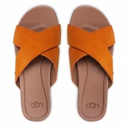 Femme Mules / Sandales De Bain UGG - W Kari 1117278 Cpsd Orange -Promos Ugg Magasin 0000208310680 05 rz