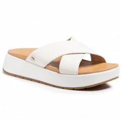 Femme Mules / Sandales De Bain UGG - W Emily 1119744 Jlth Blanc