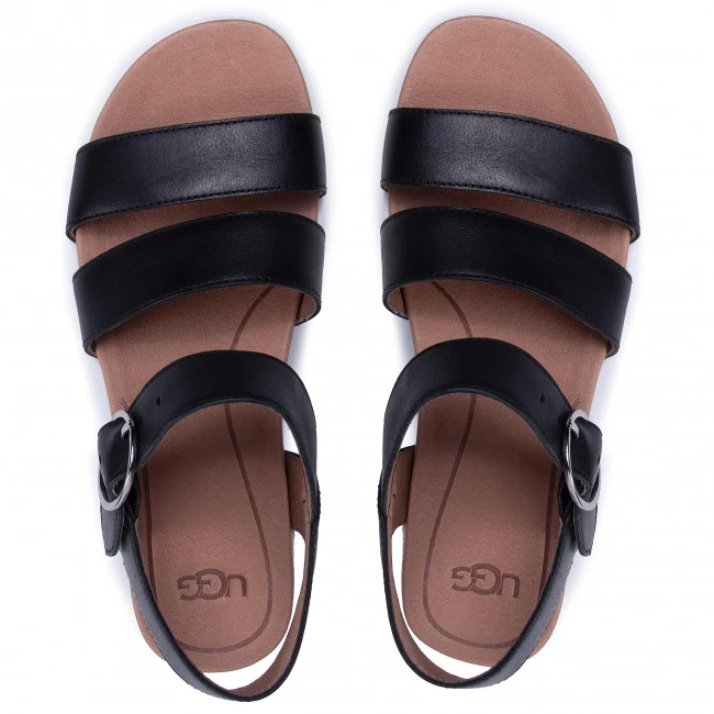 Femme Sandales UGG - W Leedah 1120052 Blle Noir 8 Femme Sandales UGG - W Leedah 1120052 Blle Noir – Image 6