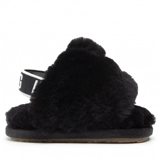 Enfant Chaussons UGG - I Fluff Yeah Slide 1098577I Blk Noir 4 Enfant Chaussons UGG - I Fluff Yeah Slide 1098577I Blk Noir – Image 2