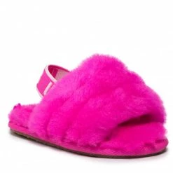 Enfant Chaussons Ugg - T Fluff Yeah Slide 1098579T Rcr Rose
