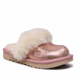 Enfant Chaussons UGG - K Cozy II Mettalic Glitter 1121094K Rgl Rose