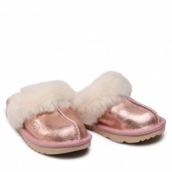 Enfant Chaussons UGG - K Cozy II Mettalic Glitter 1121094K Rgl Rose -Promos Ugg Magasin 0000208890502 03 rz