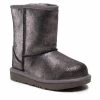 Enfant Chaussures Ugg - Kids' Classic II 1123663K Metallic Glitter Gris