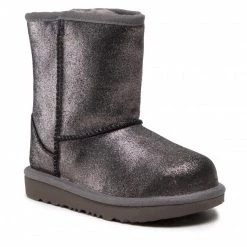 Enfant Chaussures Ugg - Kids' Classic II 1123663K Metallic Glitter Gris