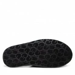 Homme Chaussons Ugg - M Scuff Logo Jacquard 1123734 Blk Noir -Promos Ugg Magasin 0000208953511 05 wj