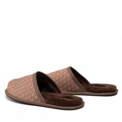 Homme Chaussons Ugg - M Scuff Logo Jacquard 1123734 Che Marron -Promos Ugg Magasin 0000208953528 02 fp