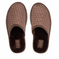 Homme Chaussons Ugg - M Scuff Logo Jacquard 1123734 Che Marron -Promos Ugg Magasin 0000208953528 06 fp