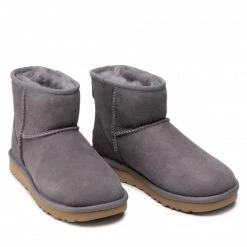 Femme Chaussures UGG - W Classic Mini II 1016222 Sha Gris -Promos Ugg Magasin 0000208954266 07 plj