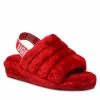 Femme Chaussons UGG - W Fluff Yeah Slide 1095119 Rbrd Rouge -Promos Ugg Magasin 0000208954310 01 rz