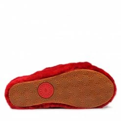 Femme Chaussons UGG - W Fluff Yeah Slide 1095119 Rbrd Rouge -Promos Ugg Magasin 0000208954310 07 rz