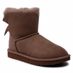 Femme Chaussures UGG - W Mini Bailey Bow II 1016501 Hck Marron