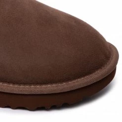 Femme Chaussures UGG - W Mini Bailey Bow II 1016501 Hck Marron -Promos Ugg Magasin 0000208954358 06 ks